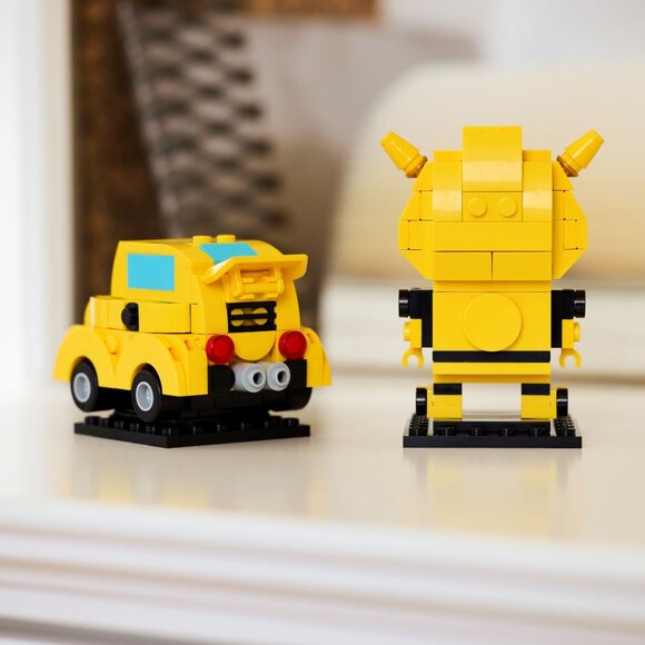 NEW LEGO 40804 BrickHeadz Transformers BumbleBee Robot & Vehicle NIB in Hand - Picture 9 of 10